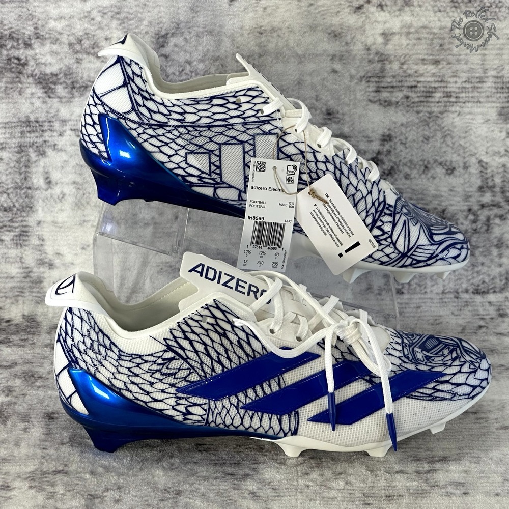 NWT - Adidas AdizeroElectric Football Cleats - Blue -‎ IH8569 - Men's Size 13
